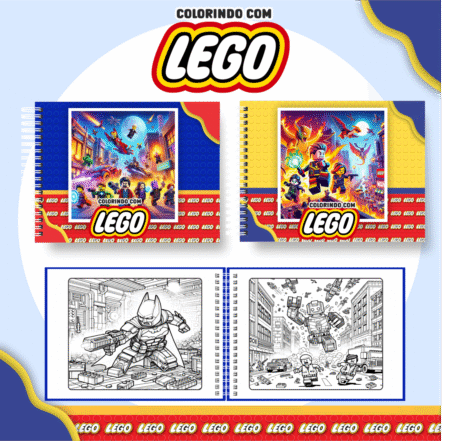 Livro para colorir - LEGO
