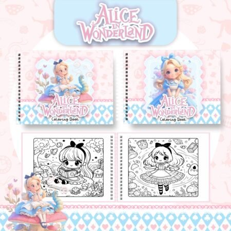 Livro para colorir - Alice