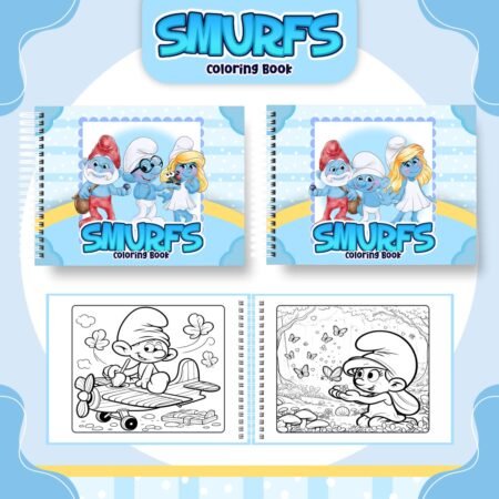 Livro para colorir - Smurfs