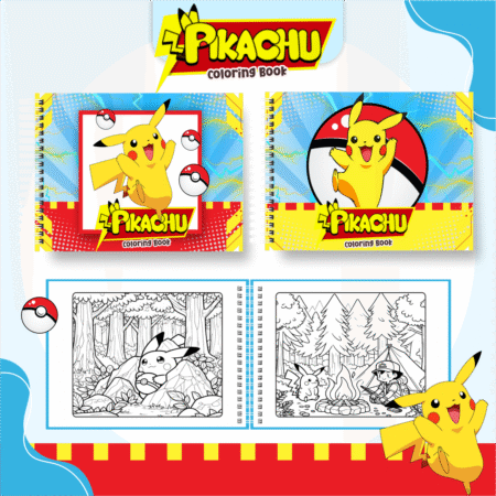 Livro para colorir - Pikachu