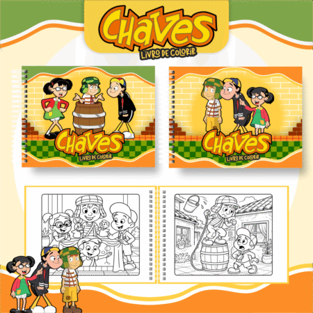 Livro para colorir - Chaves