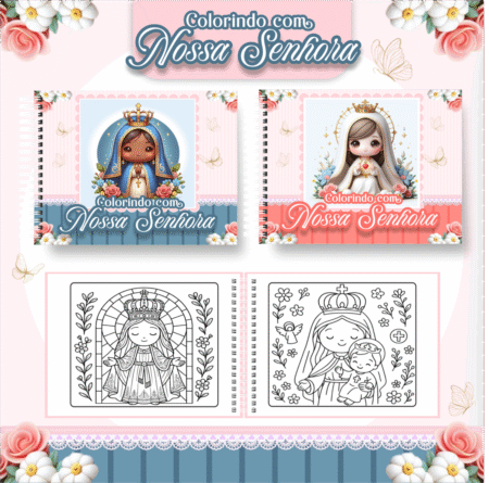 Livro para colorir - Nossa Senhora
