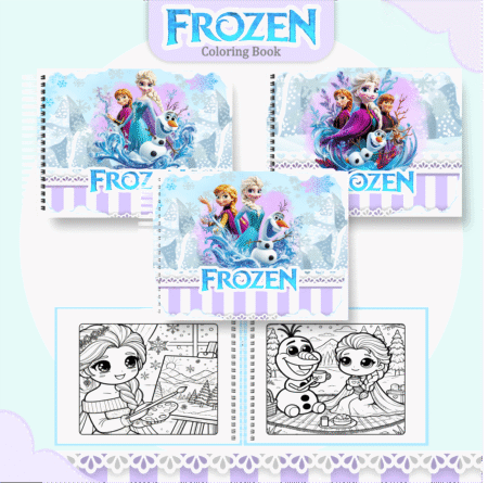 Livro para colorir - Frozen