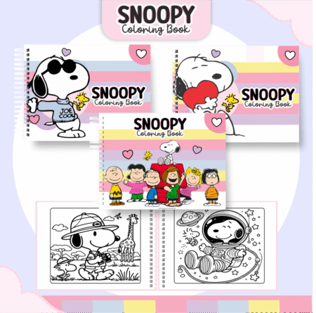 Livro para colorir - Snoopy